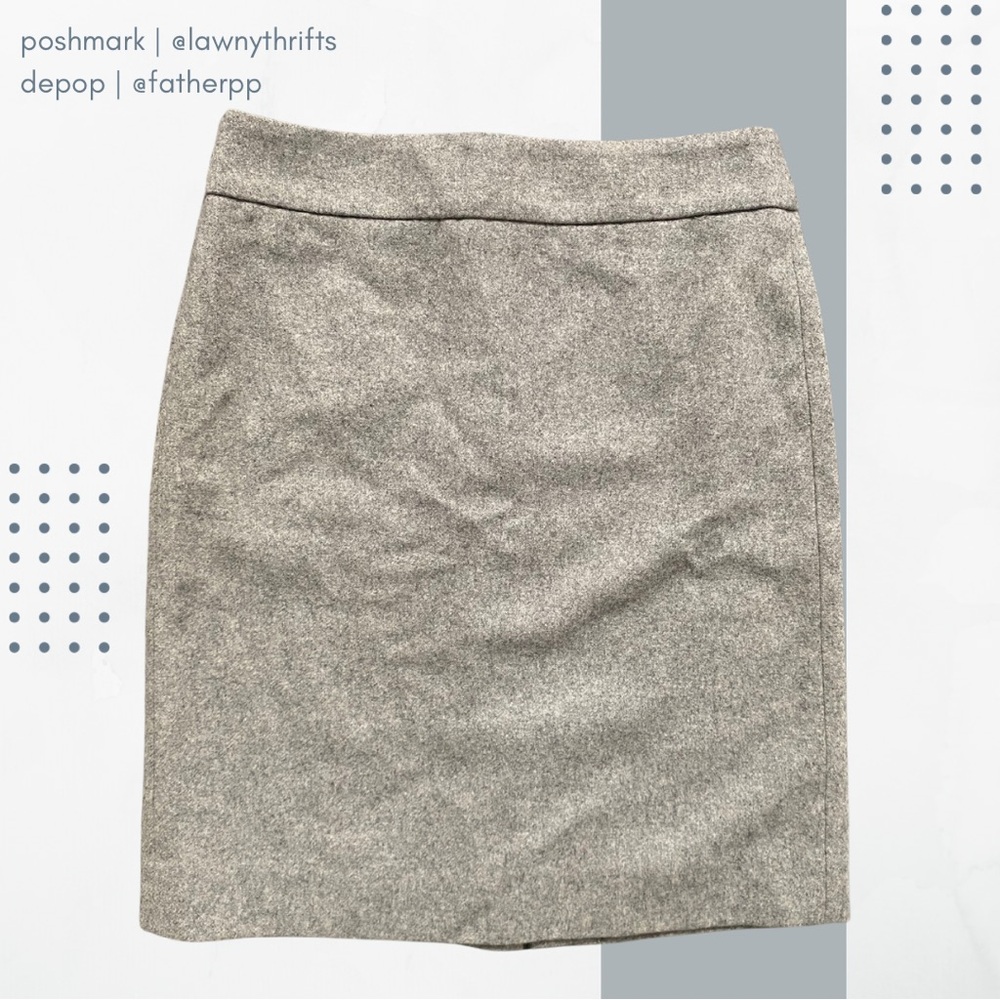 J.Crew Women's Wool Blend Pencil Skirt size 4